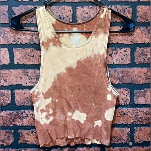 Cropped bleached tank